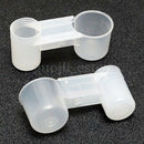 5X Plastic Bird Poultry Dove Pigeon Feeder Water Food Drinker Cup Water-Bottles.
