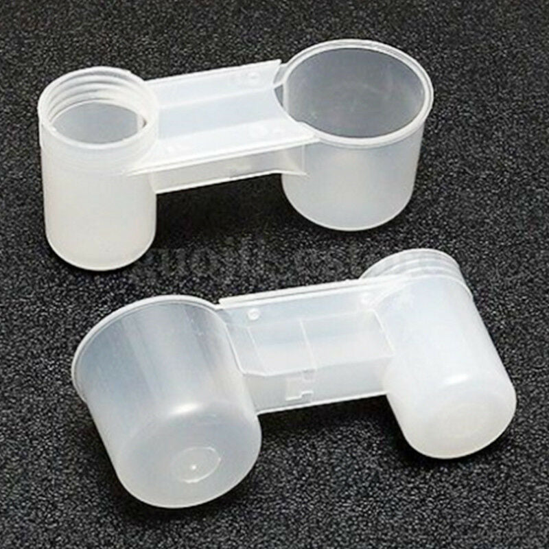 5X Plastic Bird Poultry Dove Pigeon Feeder Water Food Drinker Cup Water-Bottles.