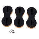 Fcs Fusion Fin Box Surfboard Fins Surf Fin Fcs Plugs (3 Pcs ) Black 5 Degre