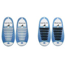 V-Tie Shoelaces Are Suitable for Children and Adults. Elastic Silicone Lace A4X6