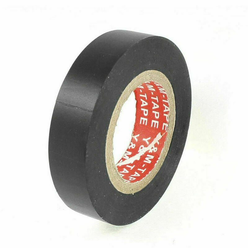 1 Roll 20Mx16mm PVC Electrical Wire Insulating Adhesive Black Tape