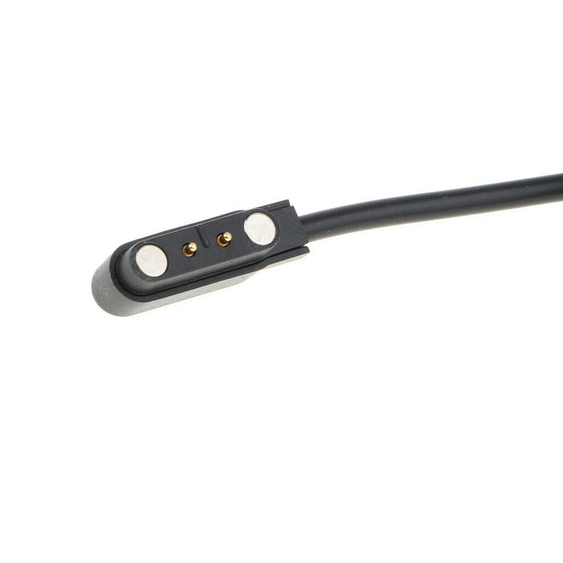 2 Pin USB Watch Charging Cable Magnetic Charging Base Bla
