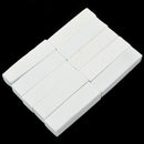 10 x White Acrylic Nail Art Tips Buffer Buffing Sanding Block Files Manicur
