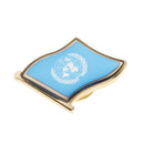 Metal Badges Flag United Nations Souvenir Badge