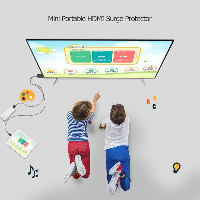 Mini Portable HDMI Surge Protector ESD Protection HDMI Connector Adapter