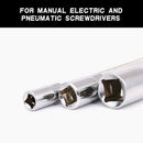 3-Piece Flexible Socket Extension Bar Set 1/2 1/4 3/8 Drive 10 inch 8 inch