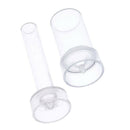 2Piece Spire Cylinder Shaped Plastic Clear Candle Molds Candle Making Crafts