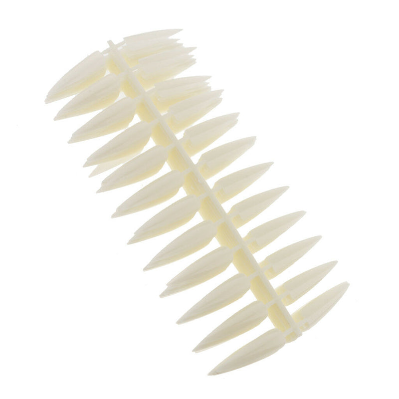 120pcs Nail Art False Tips Sticks Polish Practice Display Board Tool Beige