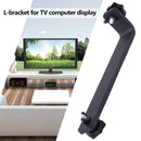 360 Degrees Rotation L Shaped Bracket for TV Computer Type Display Rack A
