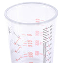 10Pcs 600ml Plastic Paint Mixing Cups Mixing Pot Paint Mixing Calibrated CME