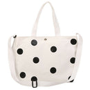 Fashion Retro Women'S Canvas Handbag New Women'S Casual Polka Dot Zipper Si