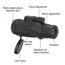 40X60 Zoom Optical HD Lens Monocular Telescope+ Tripod+ Clip For Phone