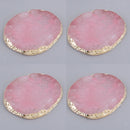 8x Imitation Agate Nail Art Palette Drinks Coaster Mat Decorations