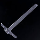 12'' 30cm Plastic Metric T Square Double Side Ruler Tool Measurement Measuring