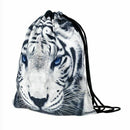 Pattern Drawstring Gym Bag Cute Backpack Gift Polyester School Rucksack
