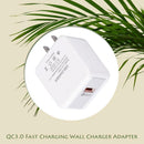 Q1 Portable Single USB Travel Mobile Phone Charger QC3.0 Fast Charging Chargers