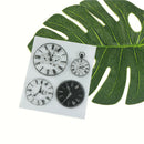 Clocks and watches transparent silicone clear rubber stamp cling diary decor BX