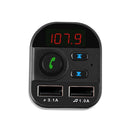 Bluetooth In-Car Wireless Car FM Transmitter MP3 Radio Adapter 2 USB Charger