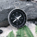 Portable Aluminum Emergency Compass Outdoor Survival Compass Tool+Keychain G44-2