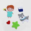 Touch and Feel Baby Cloth Book Color Crinkle Activity Books Educational Toys