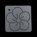 2Pcs Square Flower Embroidery Quilt Template Stencils Drawing Sewing Tools