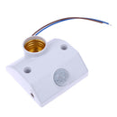 E27 220V Infrared Motion Sensor Automatic Light Lamp Holder Switch New