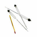 Alcohol Hydrometer Thermometer Set F/ Home Brew Wine Liquor Mead Tester QNE