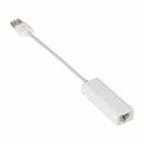 1Pcs White USB Ethernet LAN Adapter USB 2.0 high speed Interface USB JIE