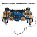 Face Buttons DTF LED Kit for PS4 Controller 6-Color Luminated D-Pad Thumsticks