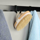 Wooden Bath Shower Back Brush Exfoliate Skin Scrub Soft Hair Hand Hemu  QIT