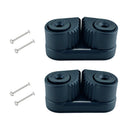 2x Marine Composite Cam Cleat Nylon Sailing Sailboat Ball Bearing Cam Cleats
