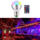 E27 RGB LED Light Bulb Remote Control 16 Colors Changing -Engery Saving