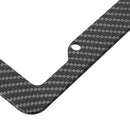 Carbon Fiber License Plate Frames Cover for Front Rear Bracket with Screws