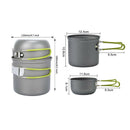 Outdoor Cooking Set Camping Hiking Cookware Tool Portable Picnic Bowl Handle Hn