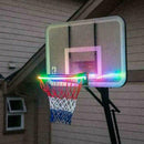 1PC Basketball Rim LED Solar Light Playing Night Light Decor Boys Home E1U5
