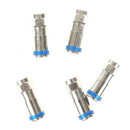 5Pcs F-Type Male Plug Compression Connectors For RG6 Coax Coaxial TV Cable H Ew
