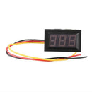 3X(Ts-H14422 5~100V Voltmeter Ammeter Blue + Red Led Amp Dual Digital Volt