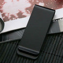Metal Stainless Steel Money Clip Holder Folder Collar Clip (Black)