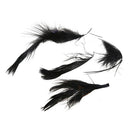 Feather of Boa Black Fluffy Decoration Craft 6.6 Feet Long Q1P1