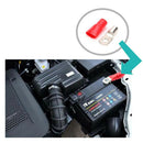 10cps Copper Tube Terminals Battery Welding Cable Lug Ring Crimp w/ Caps