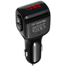 Mini Bluetooth 5.0 FM Transmitter Handsfree Car Kit MP3 Player USB Charger