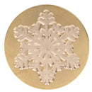 Wax Seal Engraved Sealing Stamp Snowflake for DIY Xmas Invitation Cards