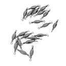 20pcs Fishing Rigs Barrel Swivels Quick Sinker Fishing Accessories 0.5/0.3 High