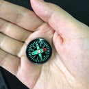 5 Small 25mm pocket survival scout button compasses! M7T5