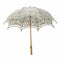 Victorian umbrella umbrella lace wedding bride umbrella Ivory 30x51cm G1B5