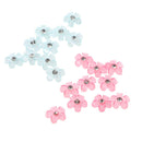 Blue+Pink Cherry Folwer Stickers Decals Bling Decors DIY For Phone Tablet