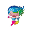 1pc Mermaid balloons Birthday Party Decor Kids Wedding Christmas Supplies LJ