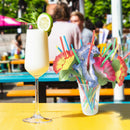 20 x Multicolor Flower Cocktail Party Straws Party Table Centerpieces Decor