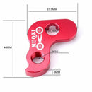 Muqzi Folding Bicycle Rear Derailleur Modified Tail Hook Hanger Cycling Alu N4T1