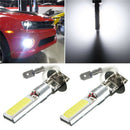 2Pcs H3 COB LED Bright Xenon White 6000K Car Auto Fog Light Lamp Bulb 12V New